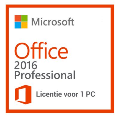 Microsoft Office 2016 Professional - 1 Licentie